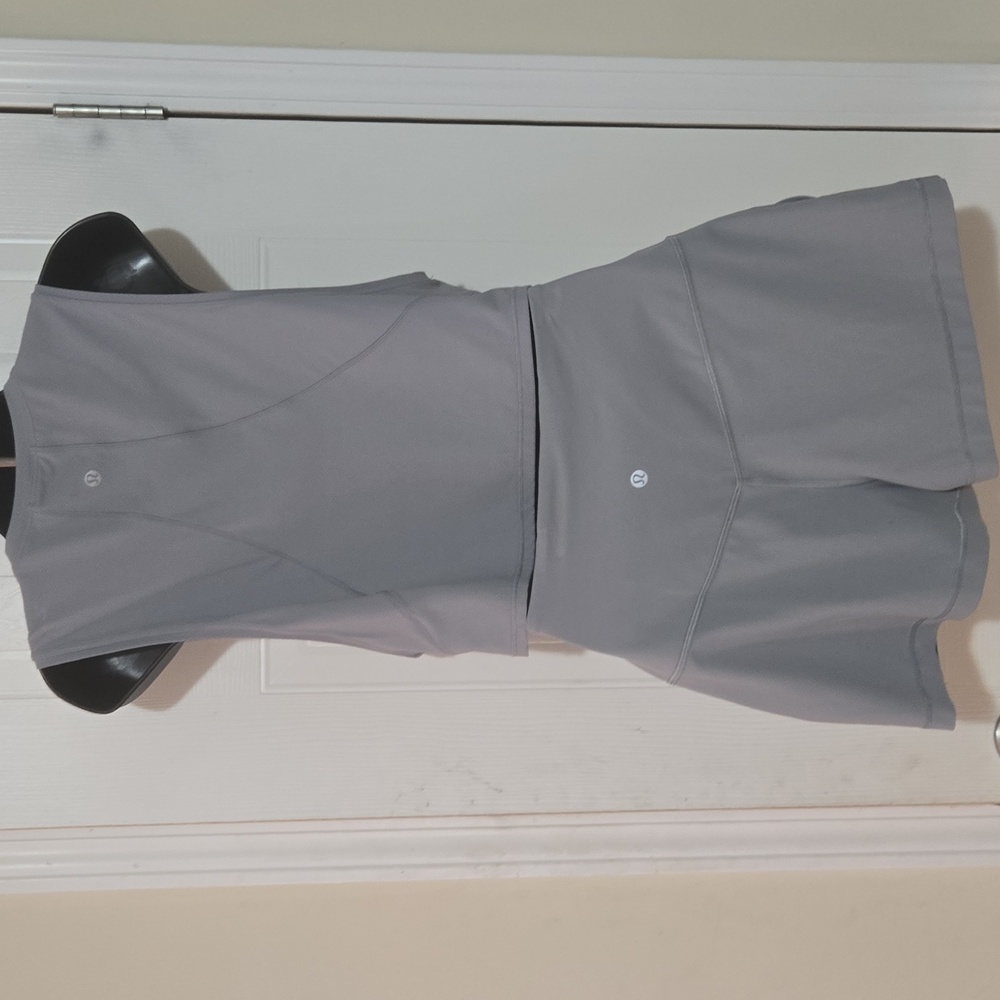 Nwot Lululemon Align Classic Short & Muscle Love Tank Rhino Grey